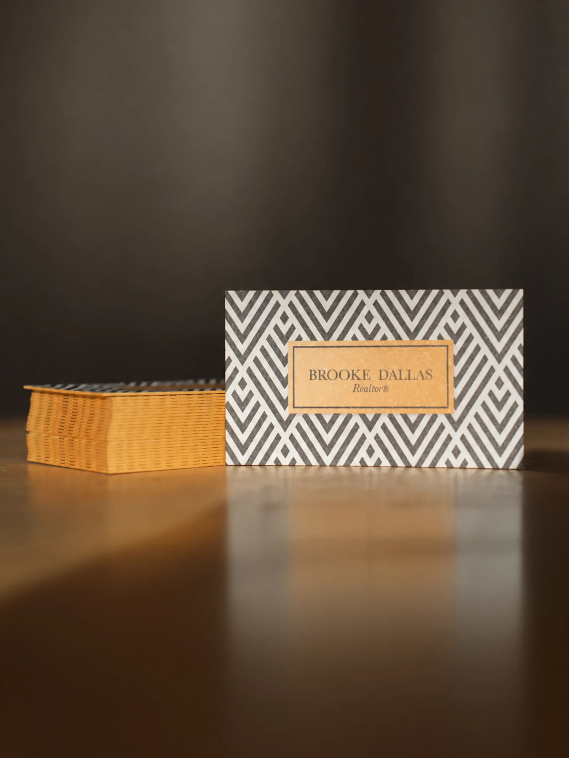 Painted Edge Business Cards