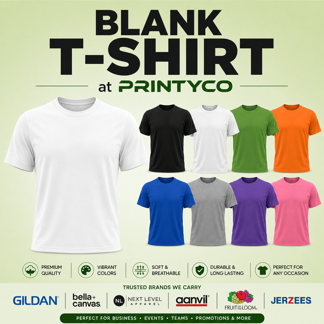 Blank T-Shirt 100% Cotton