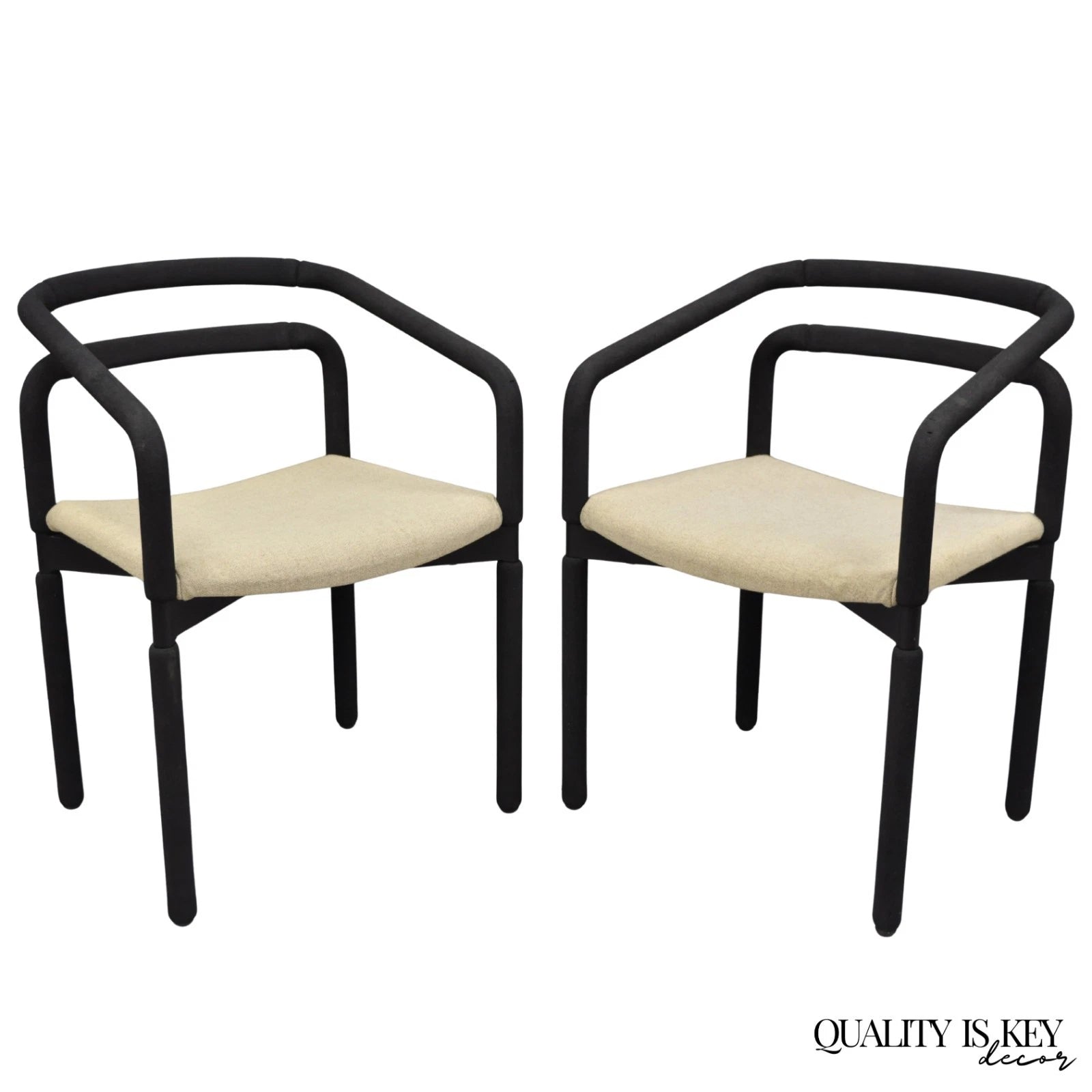 Postmodern "Rubber Chairs" by Brian Kane for Metropolitan Furniture - a Pair
