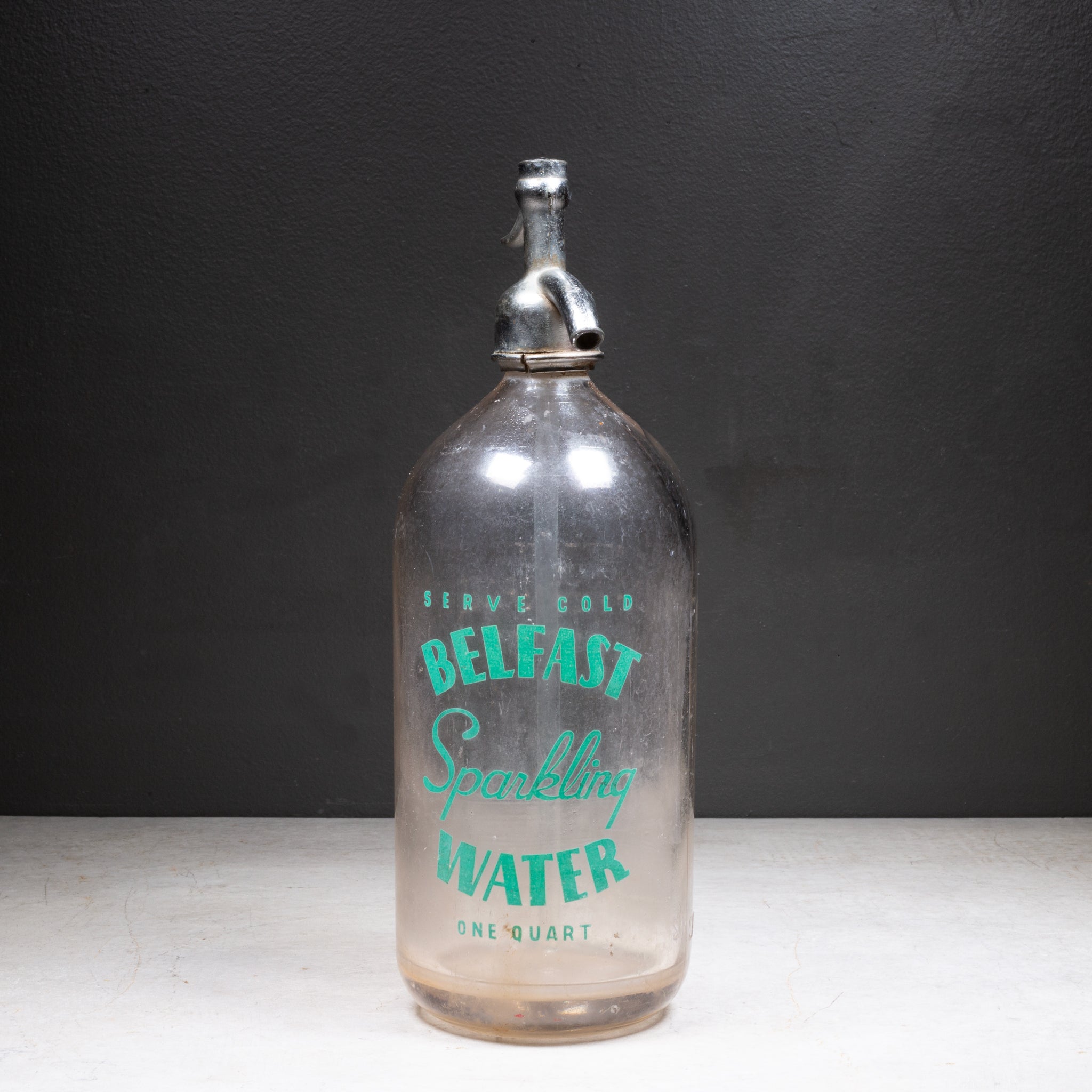 Antique Belfast Sparkling Water Seltzer Siphon Bottle c.1930