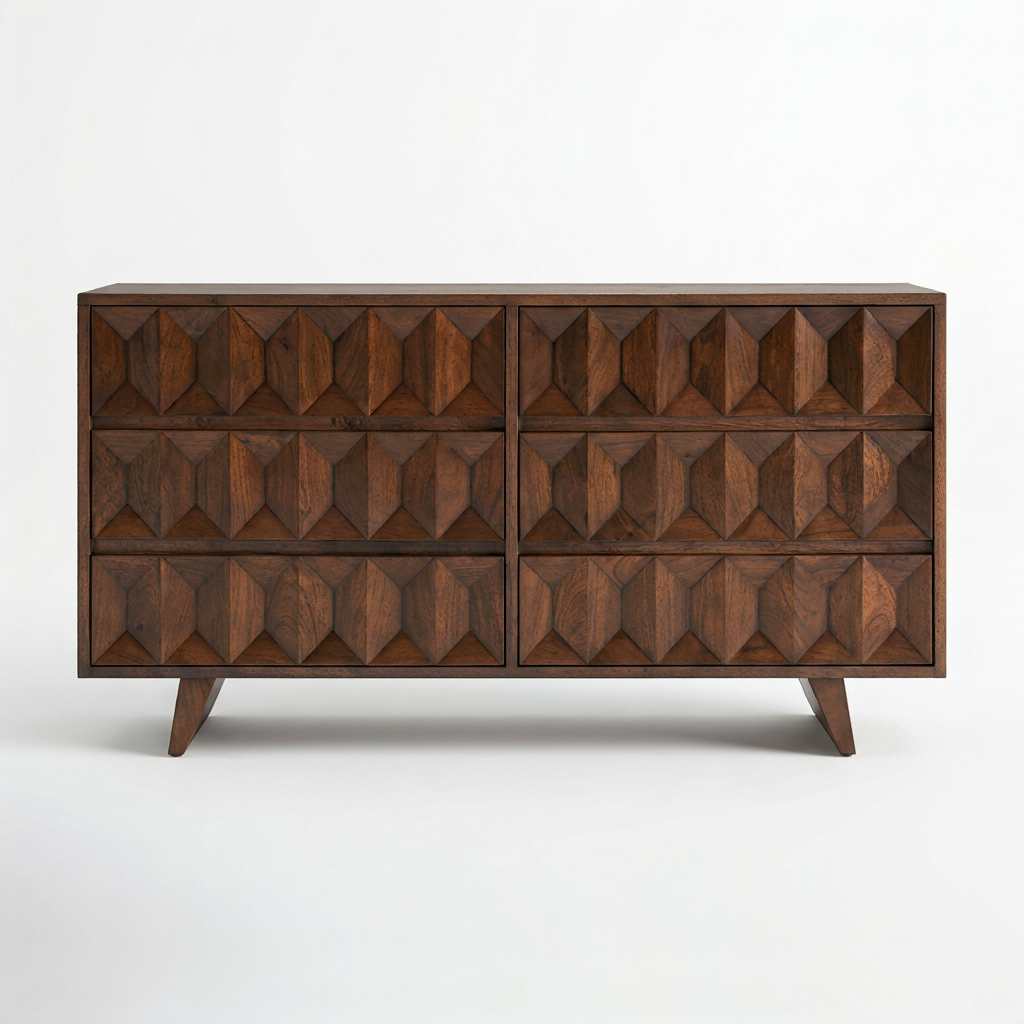 LISBON 6 DRAWER DRESSER