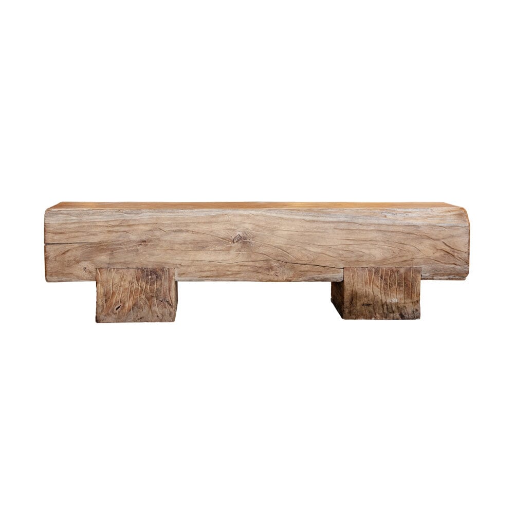 Antique Chunky Teak Bench