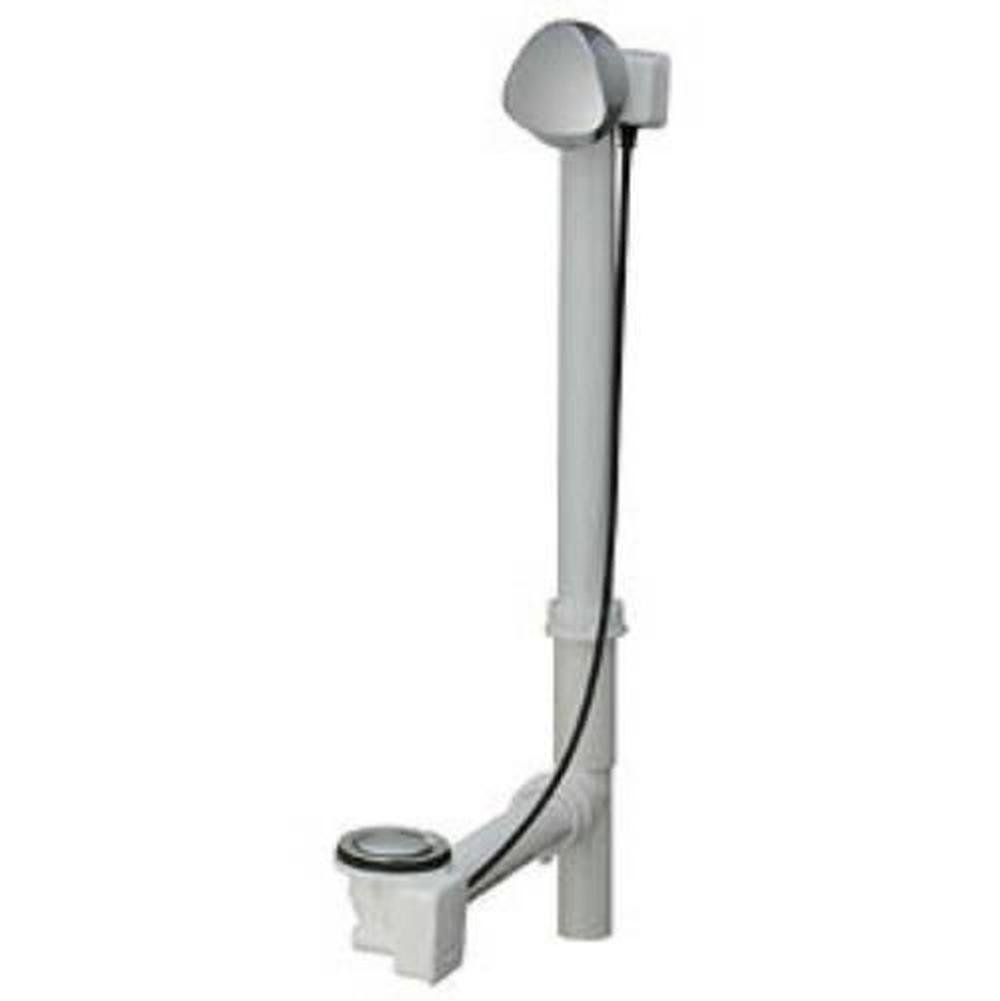 Geberit Geberit Bathtub Drain With Turn Handle, D52, Length 24 Cm, With Ready-to-fit Set, Pp: Usa-wh