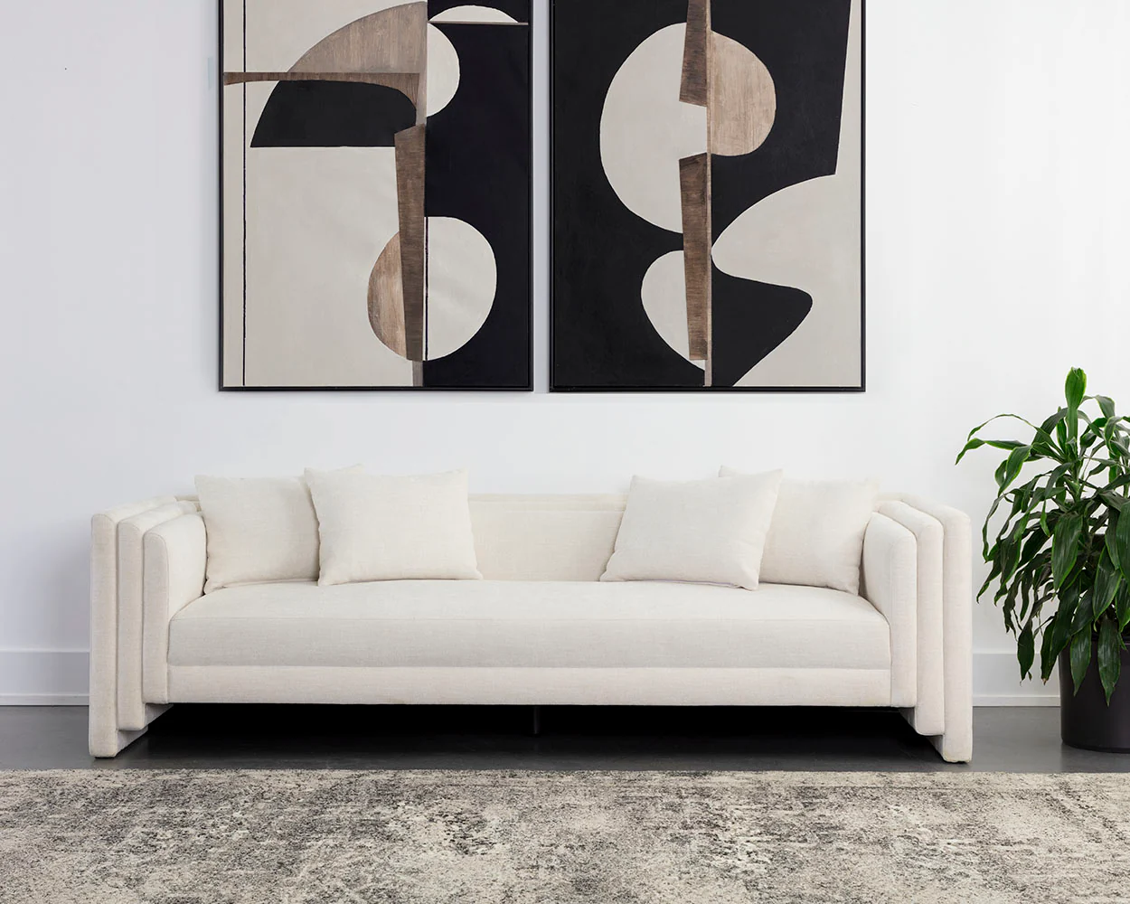 Nara Ivory Sofa