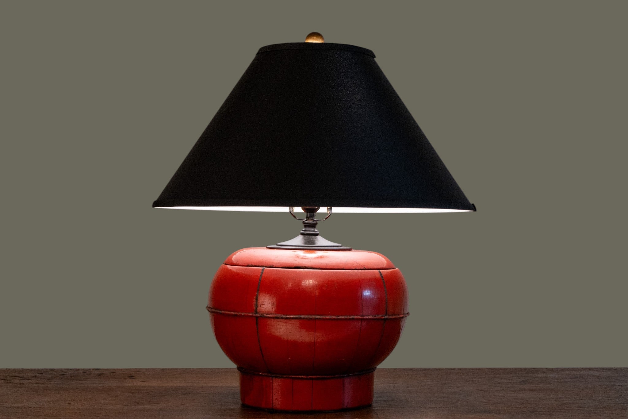 A Chinese Lunchbox Lamp