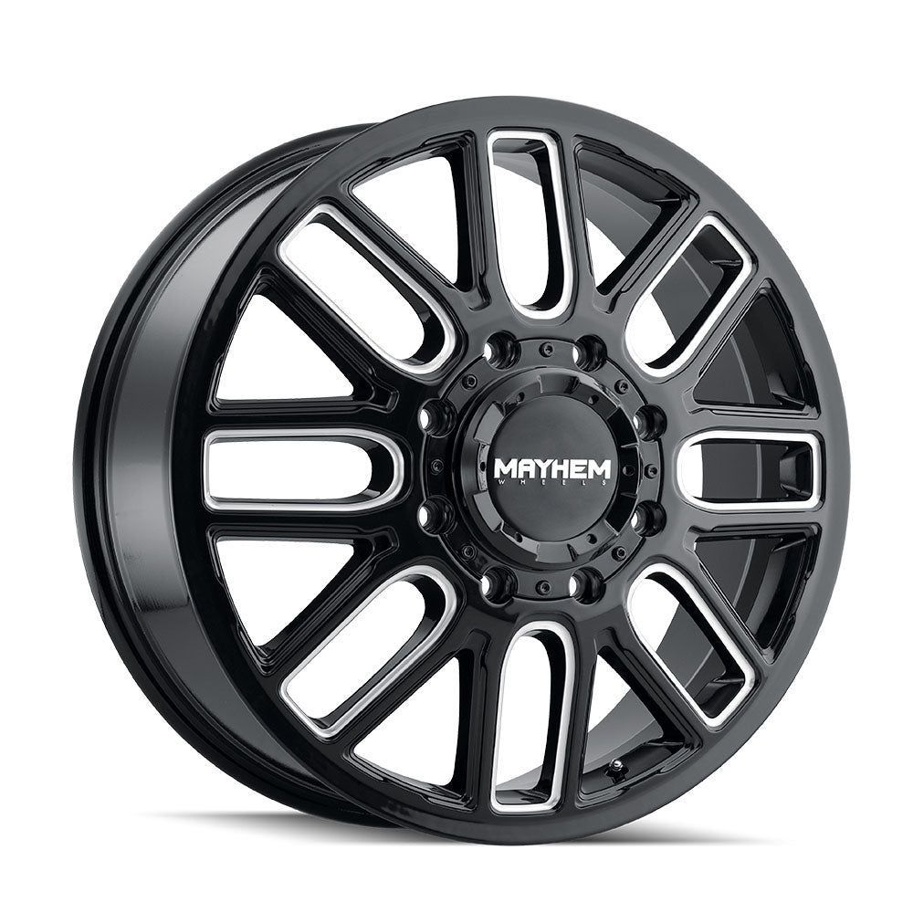 Mayhem Cogent Dually 8107 Gloss Black / Milled Spokes