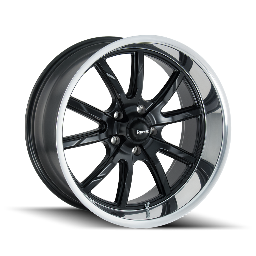 Ridler 650MB Matte Black / Polished Lip
