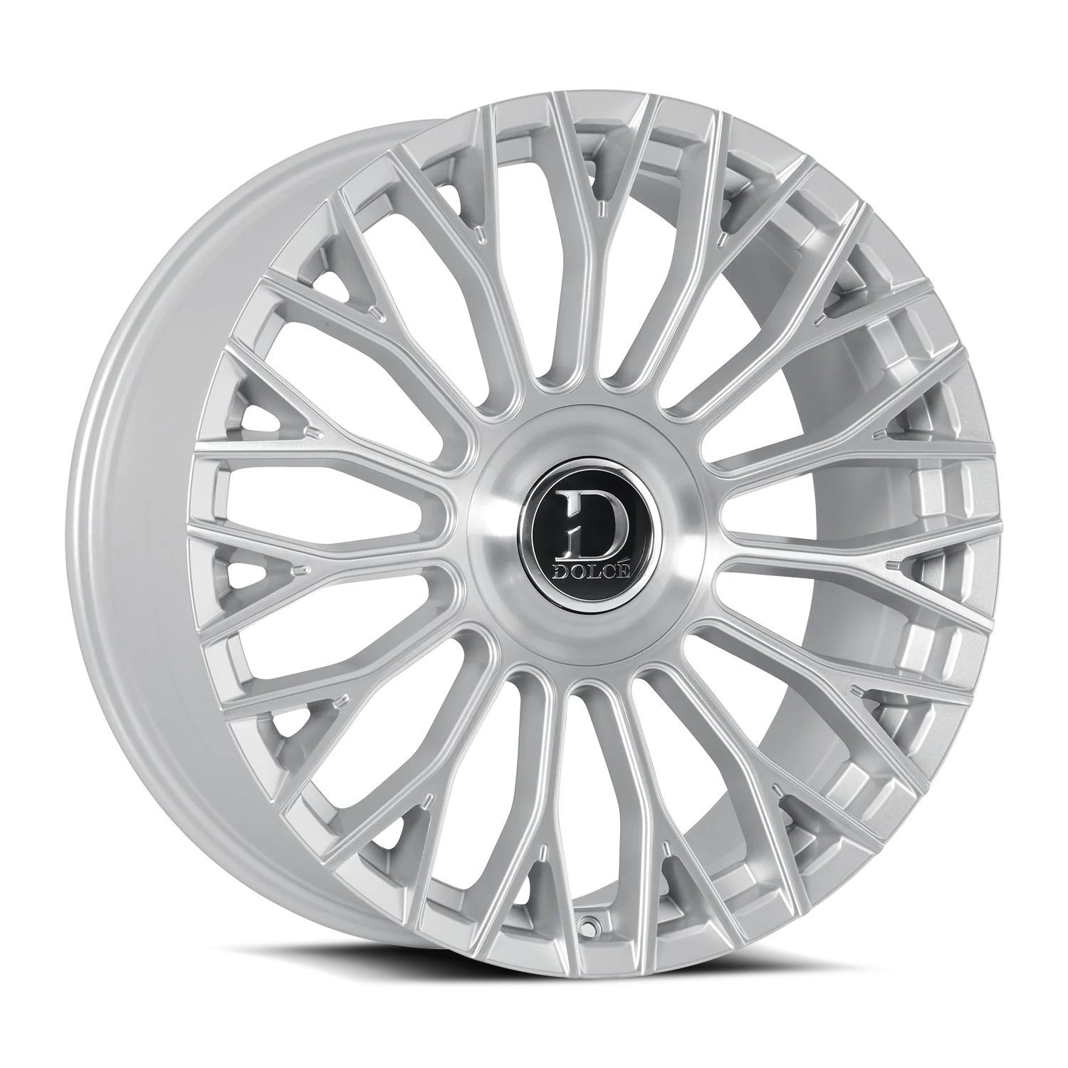 ROMA 22X9 5X115/120 +15MM 73.1 GLOSSY SILVER BRUSH FACE